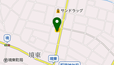 東和銀行境支店の地図画像
