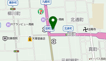 横浜銀行前橋支店の地図画像