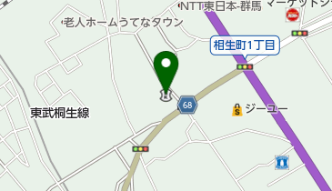 しののめ信用金庫桐生支店の地図画像
