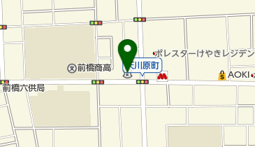 しののめ信用金庫前橋南支店の地図画像