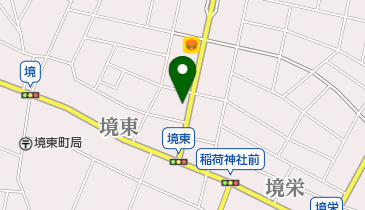 桐生信用金庫境支店の地図画像