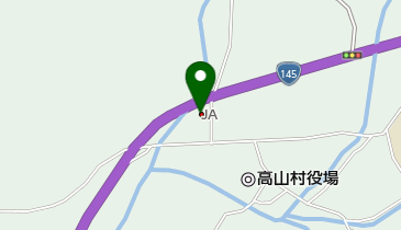JAあがつま高山支店の地図画像