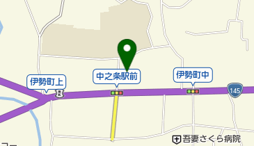 JAあがつま中之条支店の地図画像