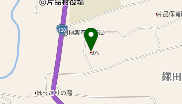 JA利根沼田片品支店の地図画像