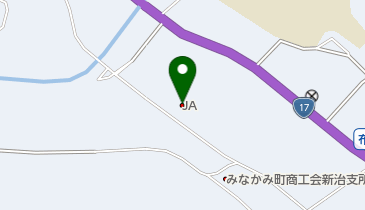 JA利根沼田新治支店の地図画像