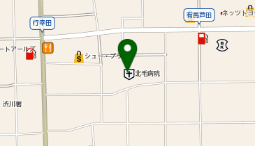 北毛保健生活協同組合北毛病院の地図画像