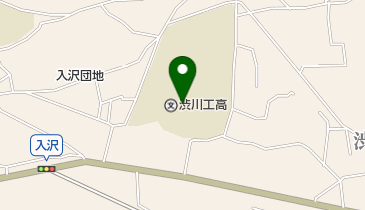 群馬県立渋川工業高校の地図画像