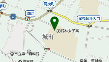 群馬県立館林女子高校の地図画像