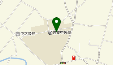 群馬県立吾妻中央高校の地図画像