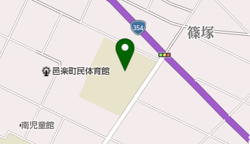 邑楽町立邑楽南中学校の地図画像