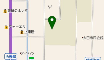 太田市立東中学校の地図画像