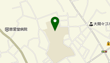 みどり市立大間々東中学校の地図画像