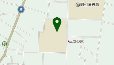 高崎市立群馬中央中学校の地図画像