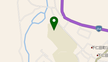 下仁田町立下仁田中学校の地図画像