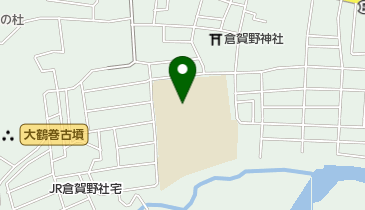 高崎市立倉賀野中学校の地図画像