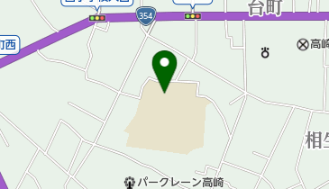 高崎市立第一中学校の地図画像