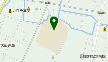 館林市立第一中学校の地図画像