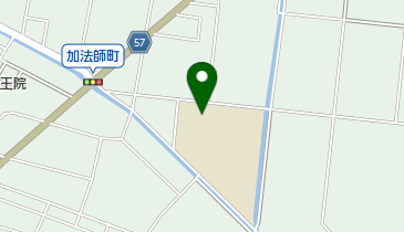 館林市立第二中学校の地図画像