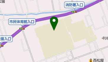 沼田市立沼田中学校の地図画像