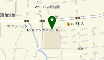 前橋市立東中学校の地図画像