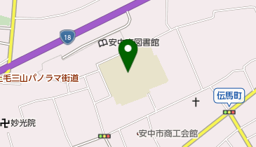 安中市立安中小学校の地図画像