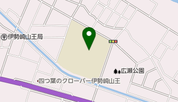 伊勢崎市立広瀬小学校の地図画像