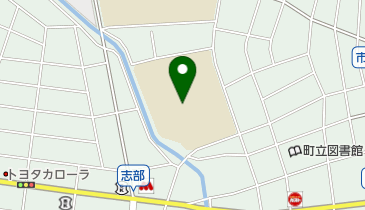 大泉町立北小学校の地図画像
