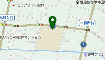 館林市立第二小学校の地図画像