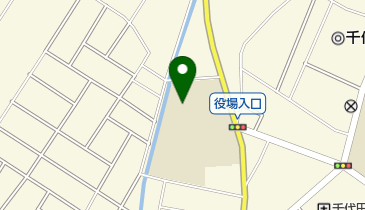 千代田町立西小学校の地図画像