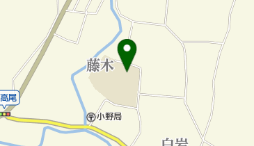 富岡市立小野小学校の地図画像