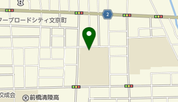 前橋市立天川小学校の地図画像