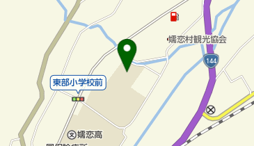 嬬恋村立東部小学校の地図画像