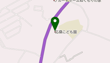 長野原町立応桑こども園の地図画像