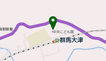 長野原町立中央こども園の地図画像