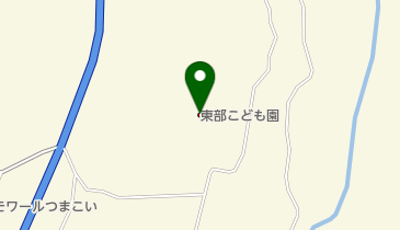 嬬恋村立東部こども園の地図画像