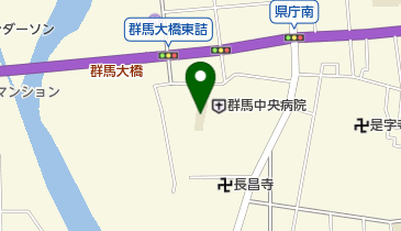 群馬県立赤城特別支援学校群馬中央病院内教室の地図画像