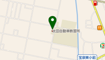 太田自動車教習所の地図画像