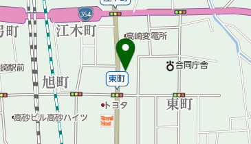 専門学校高崎福祉医療カレッジ高崎本校の地図画像