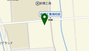 群馬県美容専門学校の地図画像