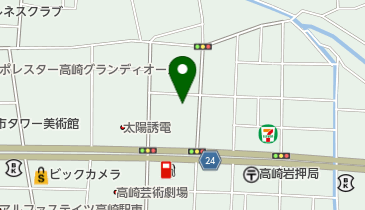 高崎動物専門学校の地図画像