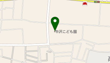 幼保連携型認定こども園牛沢こども園の地図画像