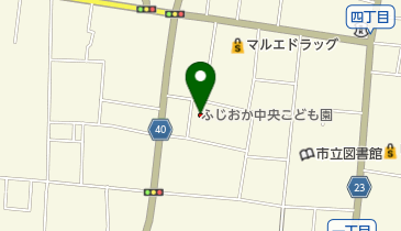 ふじおか中央こども園の地図画像