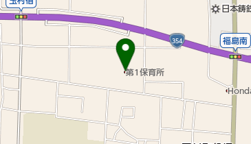 玉村町立第1保育所の地図画像
