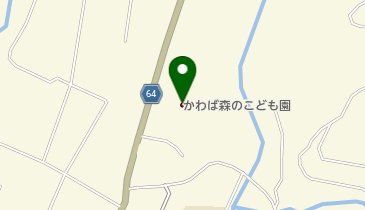 幼保連携型認定こども園かわば森のこども園の地図画像