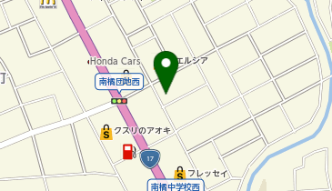 富士住建前橋ショールームの地図画像