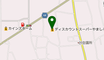 ディスカウントスーパーやましろやあずま店の地図画像