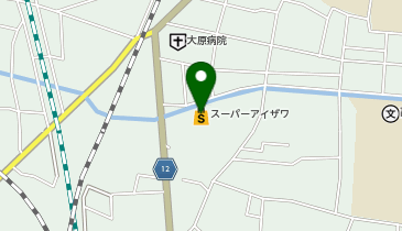 スーパーアイザワ高崎店の地図画像