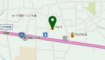 クルベ江木店の地図画像