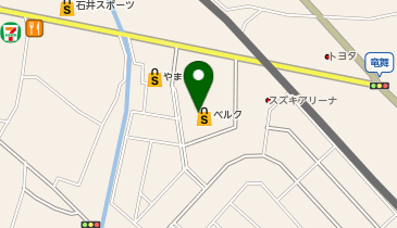 クルベ竜舞店の地図画像