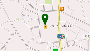 ロピア伊勢崎店の地図画像